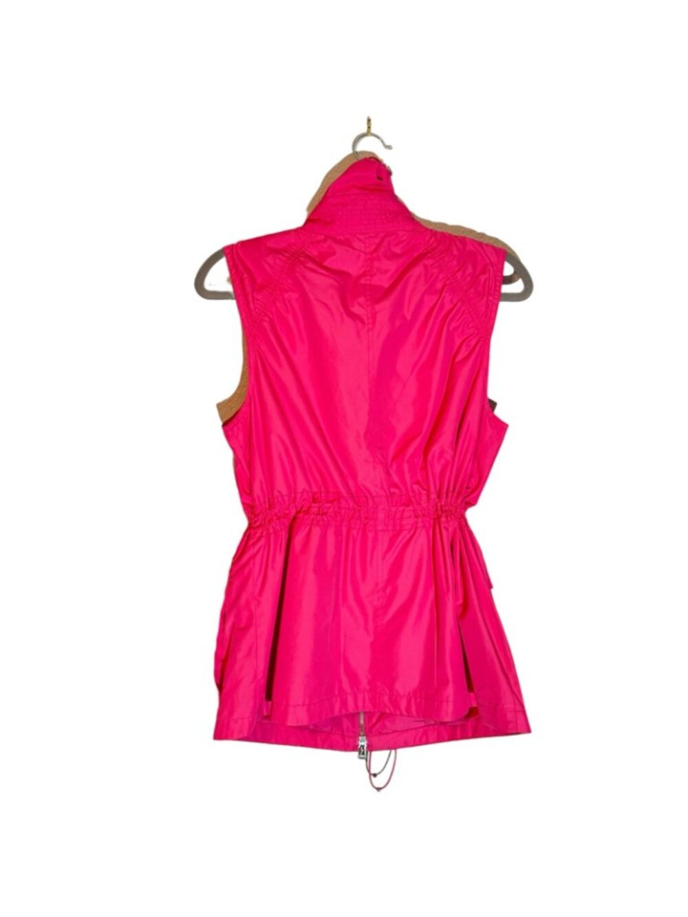 Lauren Ralph Lauren Womens Pink Sleeveless Zip-Up Vest Size Medium - Picture 10 of 12